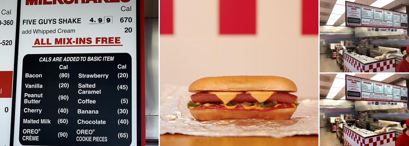 Five Guys Menu