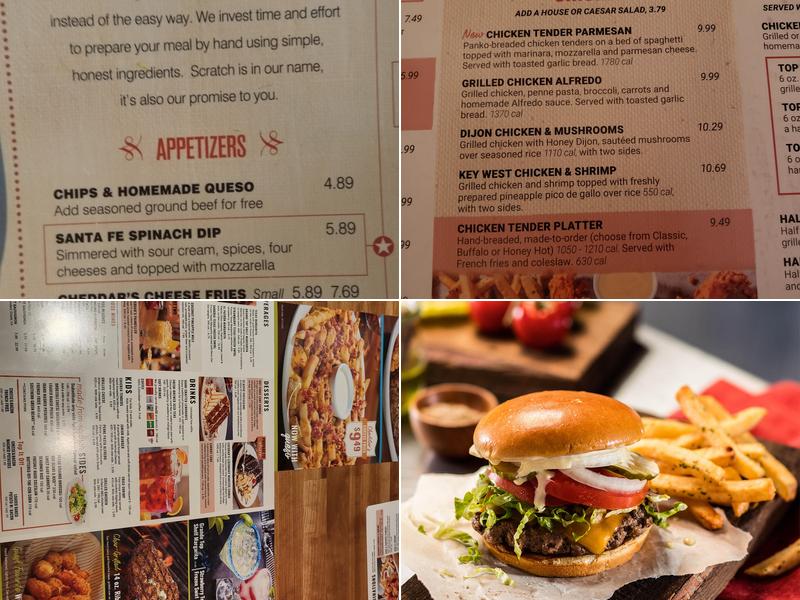 Cheddar's Scratch Kitchen Menu