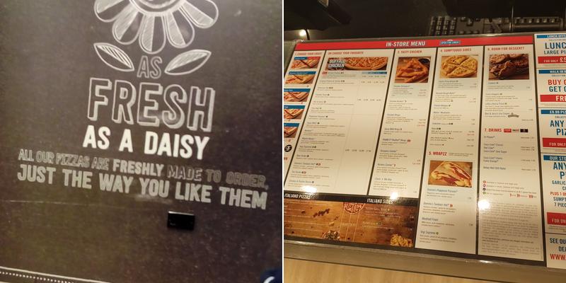 Domino's Pizza - Exeter - Sidwell Street Menu