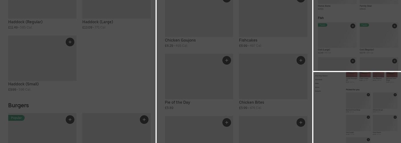 Harry Ramsden's Fish & Chips Menu