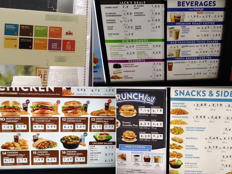 Jack In The Box Menu