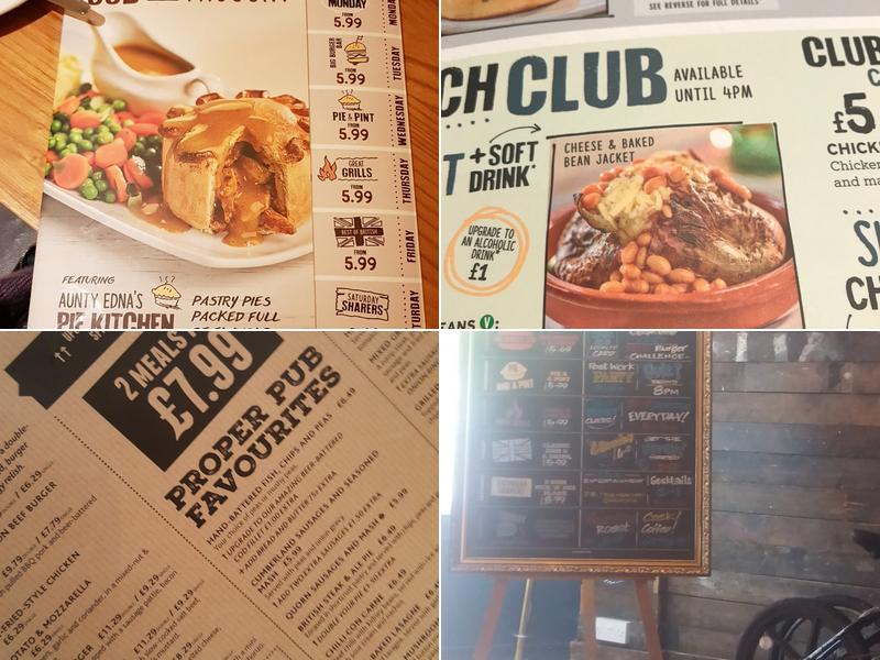 Merchant Cannock Menu