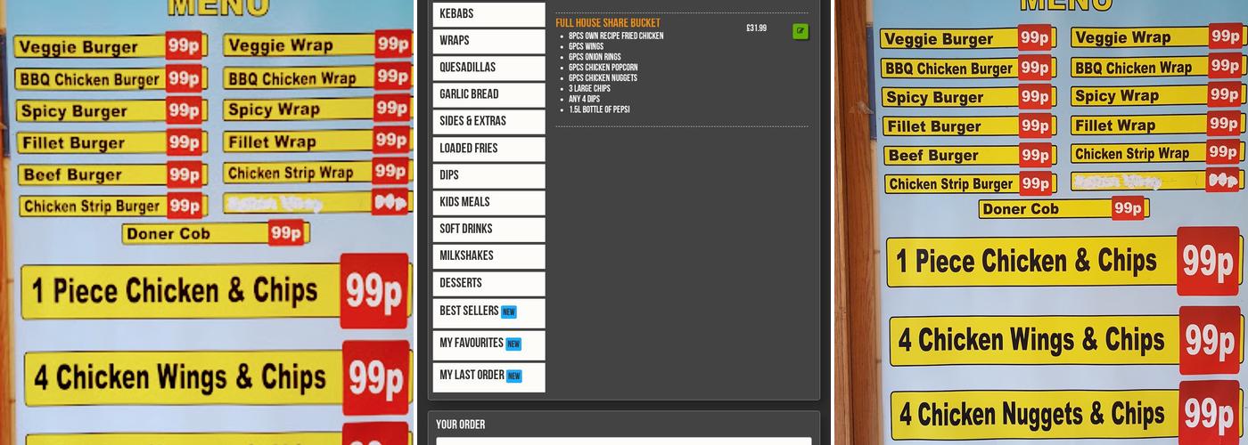 Just Chicken (Burton) Menu