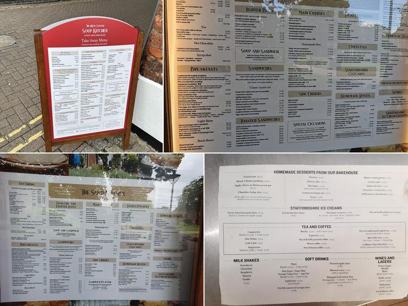 The Soup Kitchen Menu