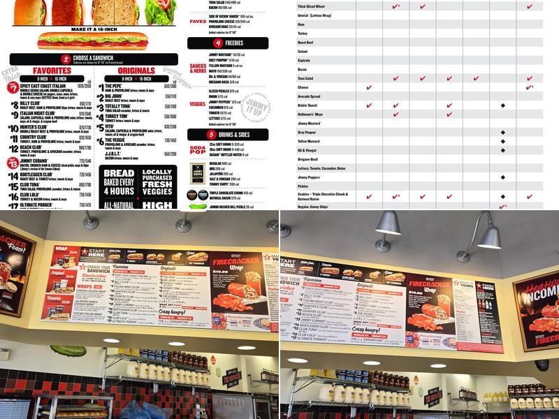Jimmy John's Menu