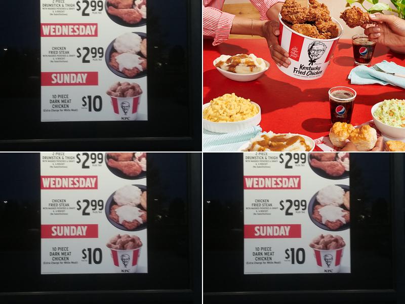 KFC Menu