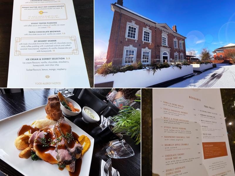 The Orange Tree Bar and Grill Menu