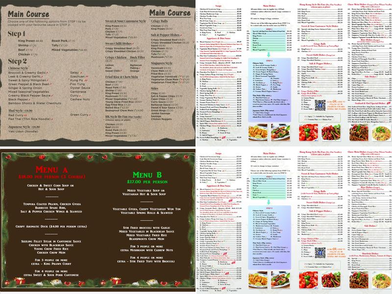 Furama Palace Chinese Restaurant Menu