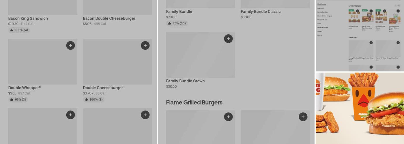 Burger King Menu