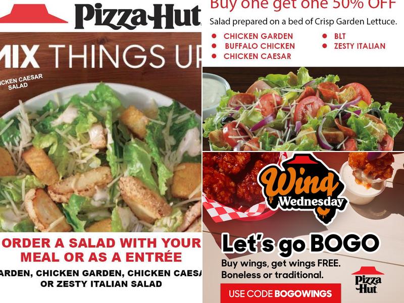Pizza Hut Menu