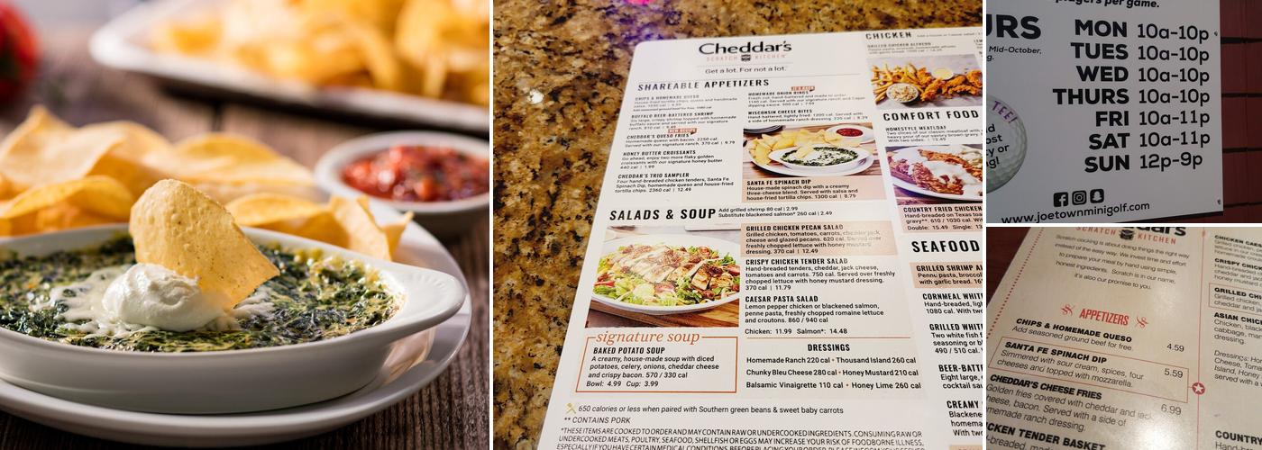 Cheddar's Scratch Kitchen Menu
