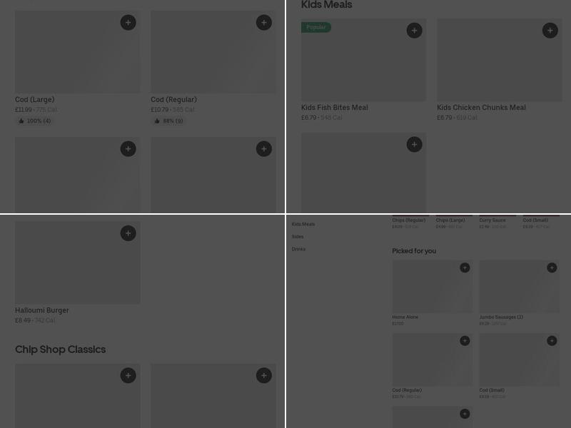 Harry Ramsden's Menu