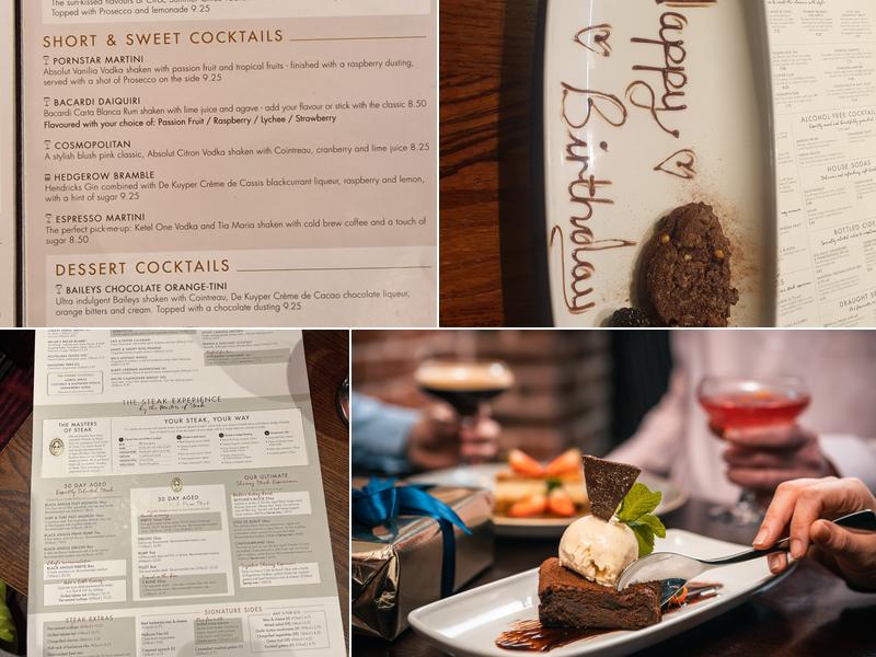 Miller & Carter Manchester Menu