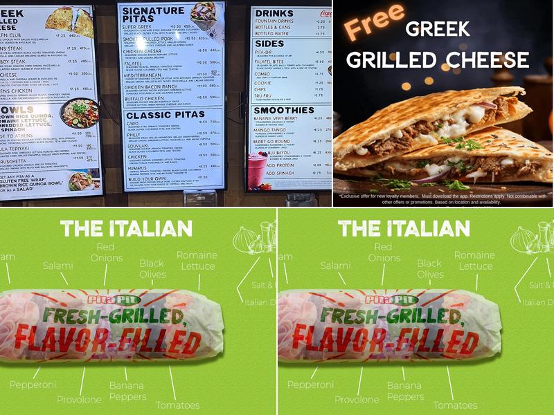 Pita Pit Menu