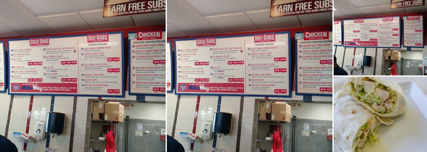 Jersey Mike's Subs Menu