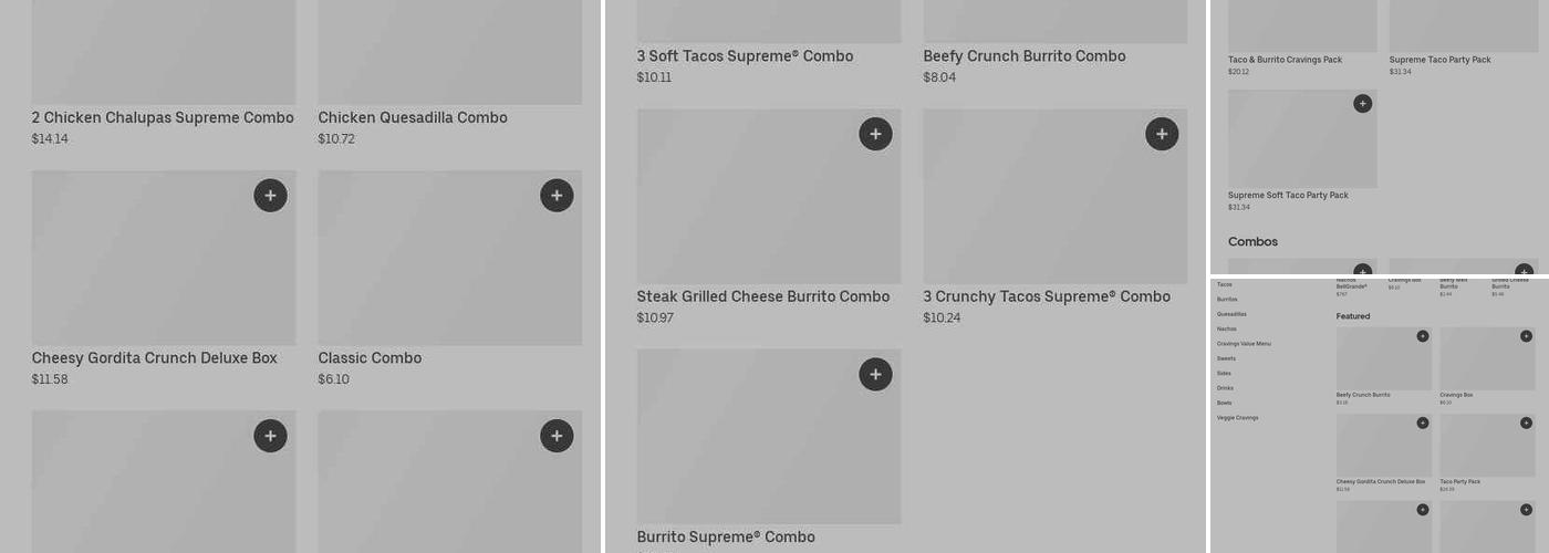 Taco Bell Menu
