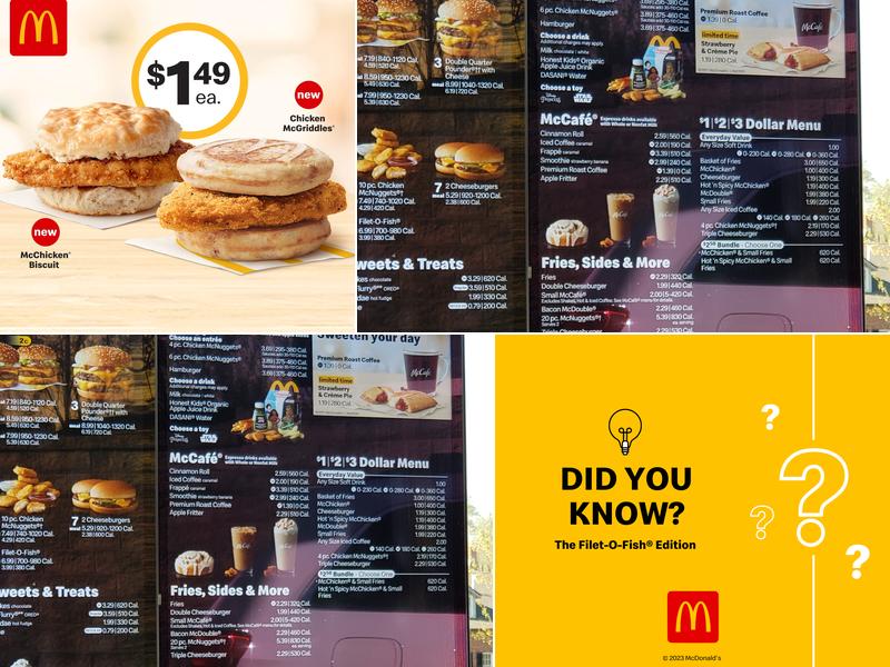 McDonald's Menu