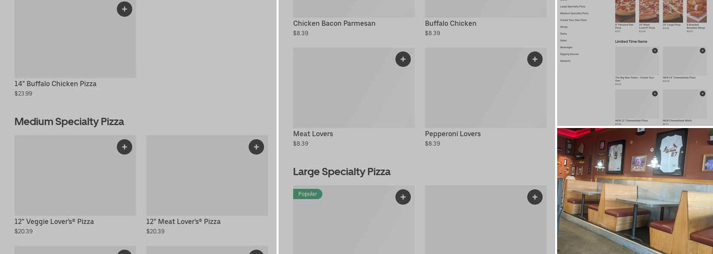 Pizza Hut Menu