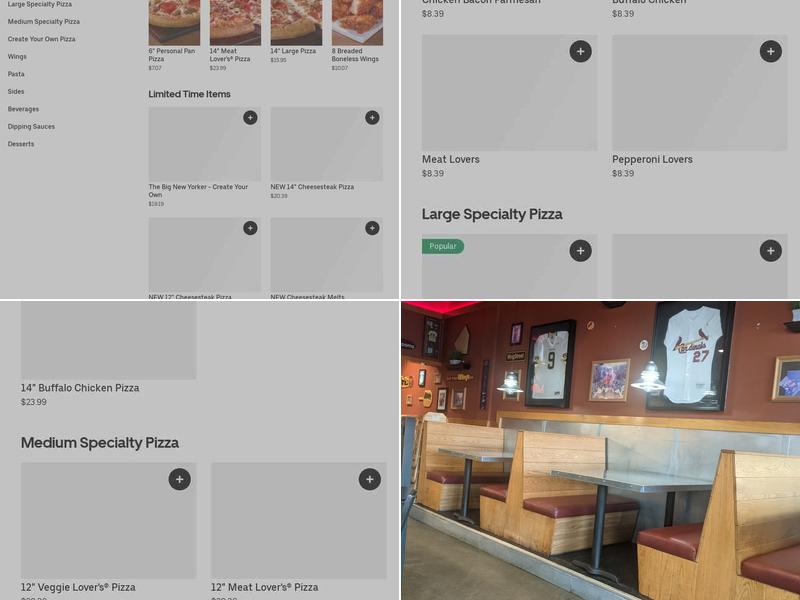 Pizza Hut Menu