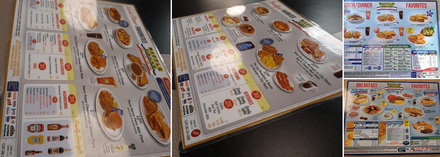 Waffle House Menu