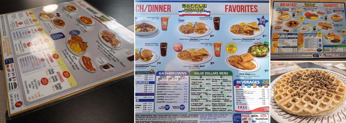 Waffle House Menu