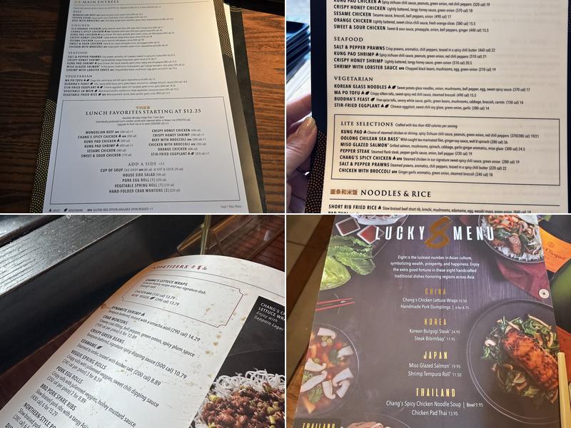 P.F. Chang's Menu