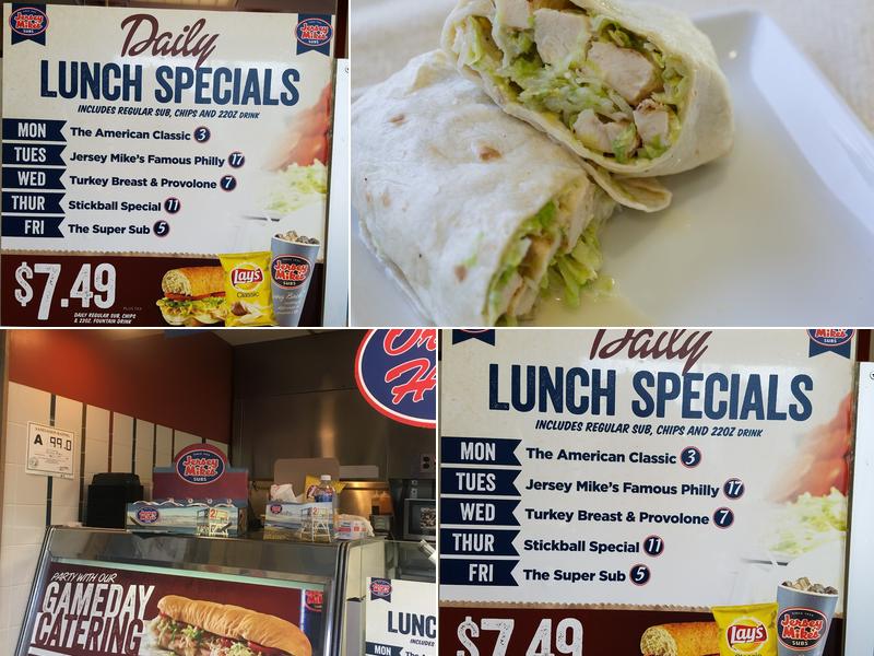 Jersey Mike's Subs Menu