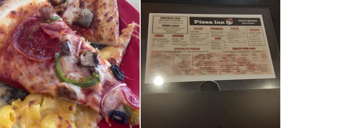 Pizza Inn Menu