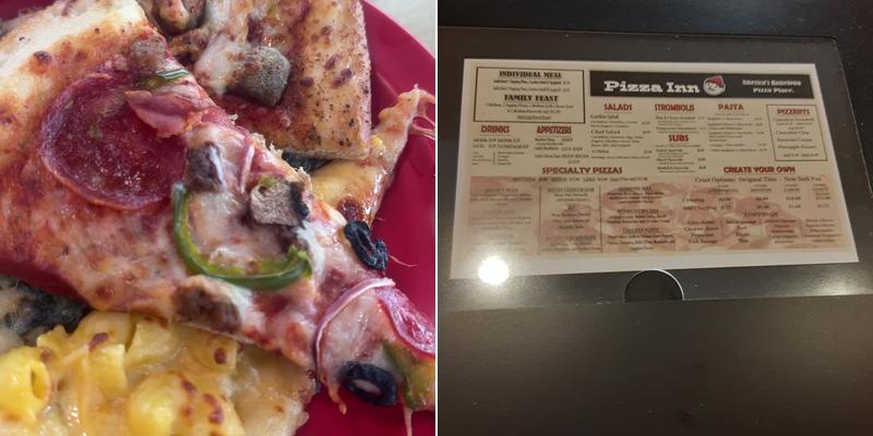 Pizza Inn Menu