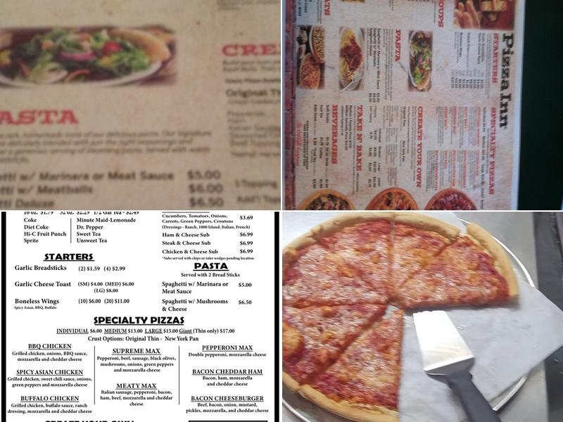 Pizza Inn Menu