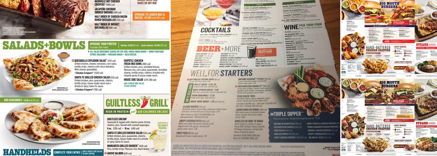 Chili's Grill & Bar Menu