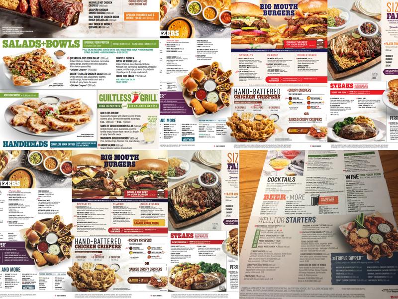 Chili's Grill & Bar Menu