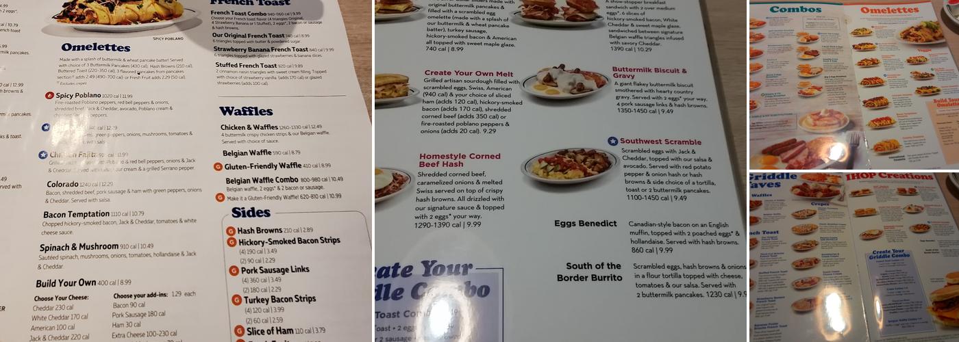 IHOP Menu