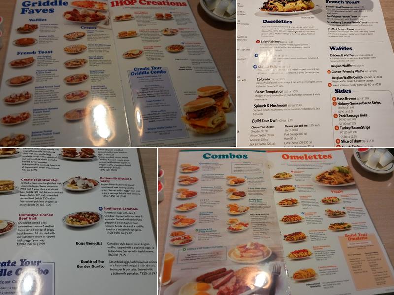 IHOP Menu