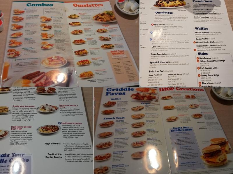 IHOP Menu