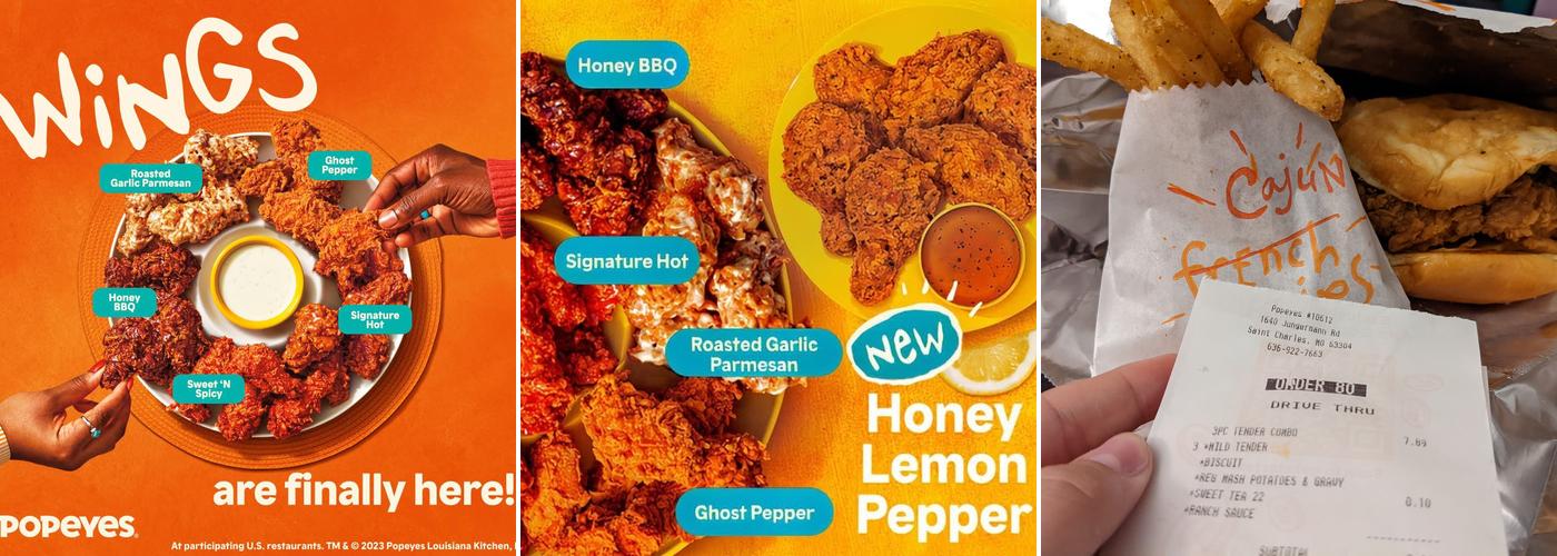 Popeyes Louisiana Kitchen Menu