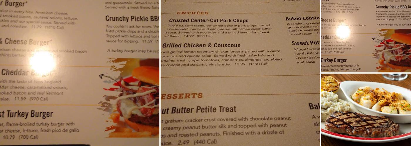 99 Restaurants Menu