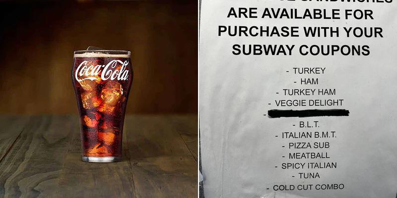 Subway Menu