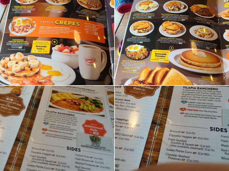 Denny's Menu