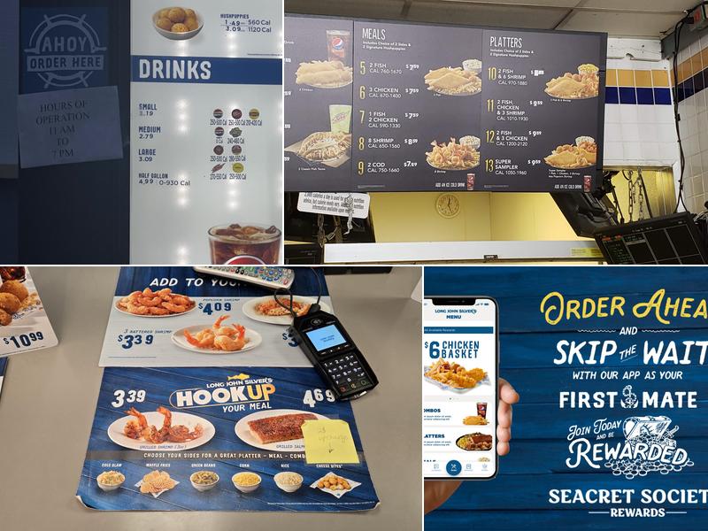Long John Silver's Menu