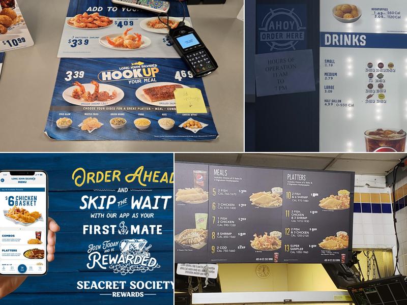 Long John Silver's Menu