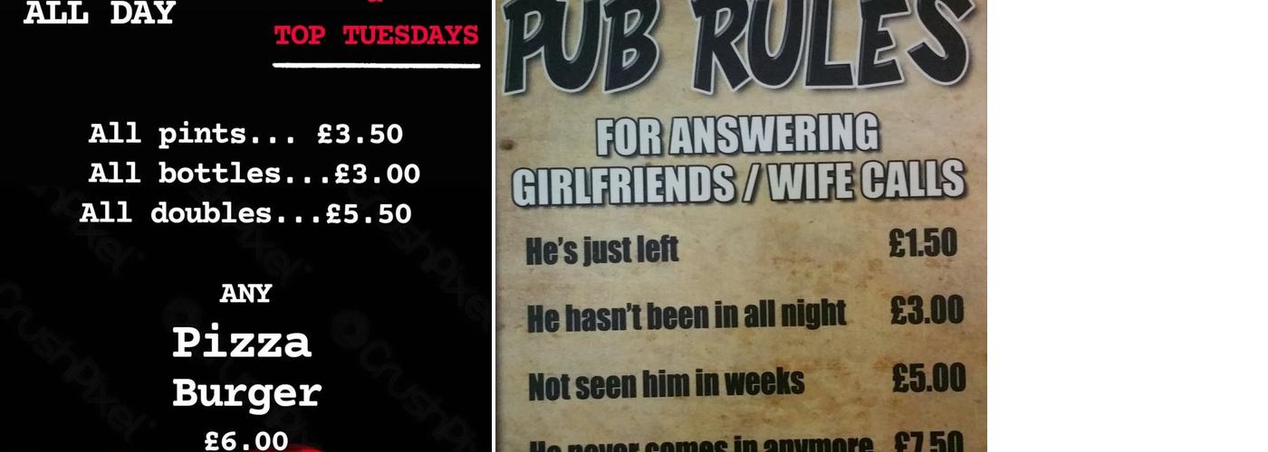 Birkers Bar & Grill Menu