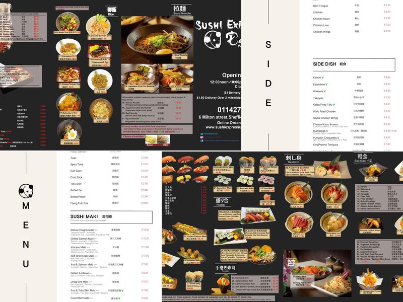 Sushi Express Menu