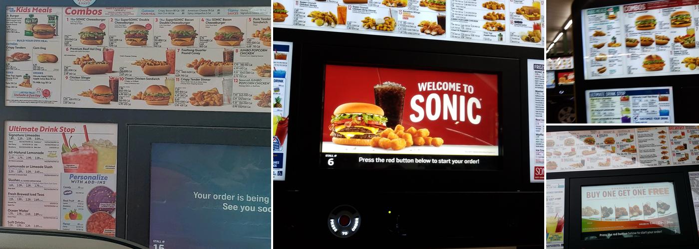 Sonic Drive-In Menu