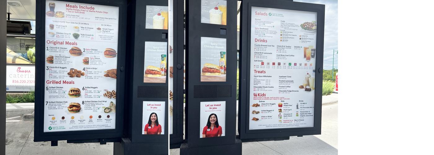Chick-fil-A Menu