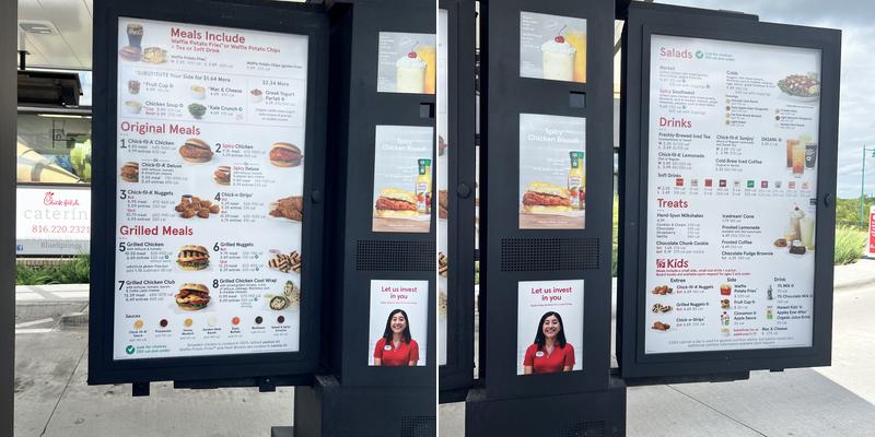 Chick-fil-A Menu