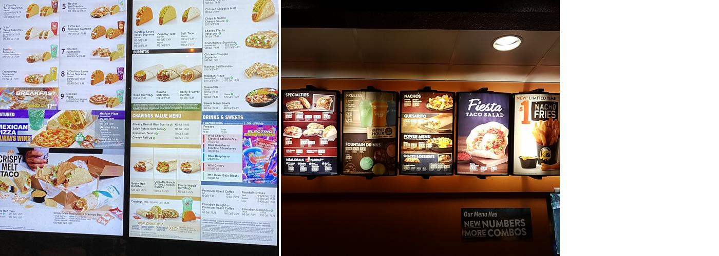 Taco Bell Menu