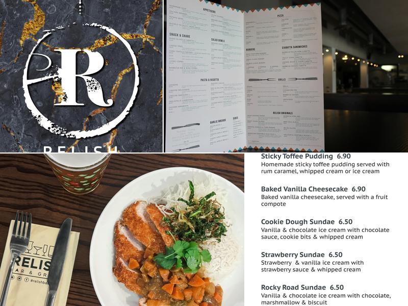 Relish Bar & Grill Menu