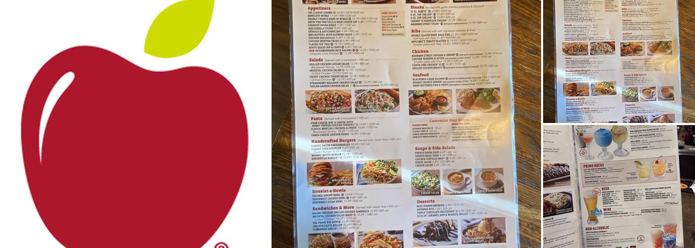 Applebee's Grill + Bar Menu