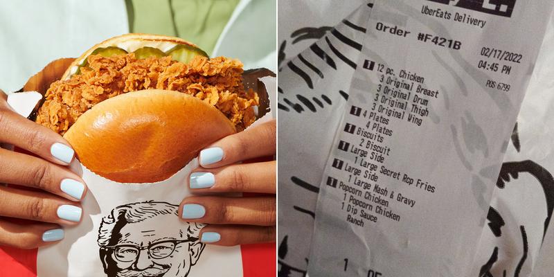 KFC Menu